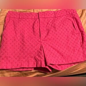 Banana Republic Pink Eyelet Women Shorts